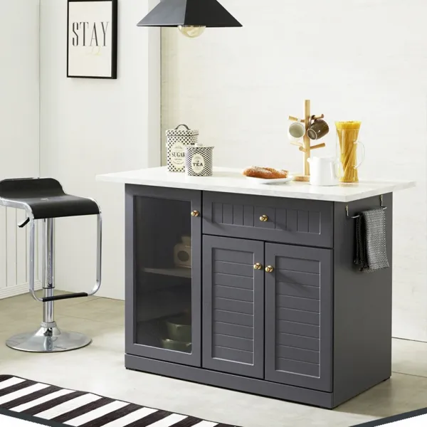 웅비몰 간이 조리대 보조 주방 보조장 홈바 작업대 아일랜드 라운지바 홈카페 화이트_상판멀바우