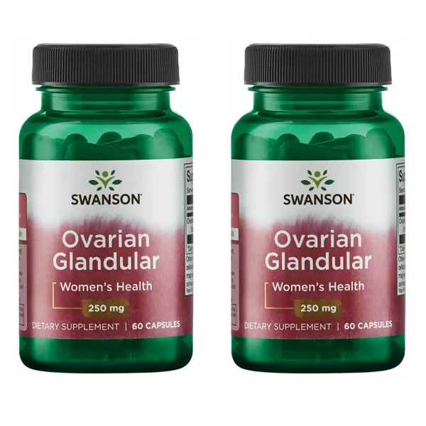 Swanson Ovarian Glandular 스완슨 소과난소 250mg 60정 2팩, 2통