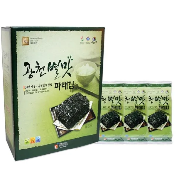 광천별맛 파래식탁김 1box 15gx12봉지 /Jfe 42232 김 파래김 도시락김 식탁김 김자만 단일상품
