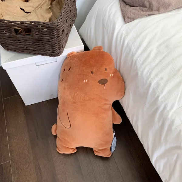 반딧부리 신방 독창적 롱스틱 곰돌이 바닷새 피규어 침대위 쿠션 수면 털 인형, 곰돌이 곰돌이 50cm