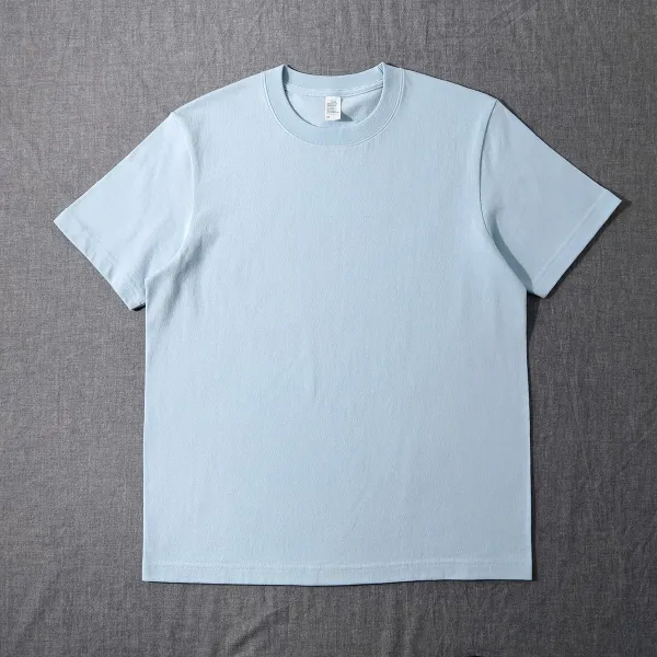 해오름 210G 정류면 웜톤 따뜻함 샌드 무게 파운드 순면 코튼 솔리드 무지 라운드넥 남성 같은스타일