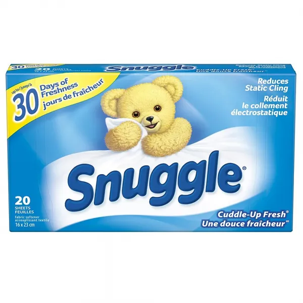 Snuggle 스너글 드라이시트 커들업 20장 건조기섬유연제 고농축 1개