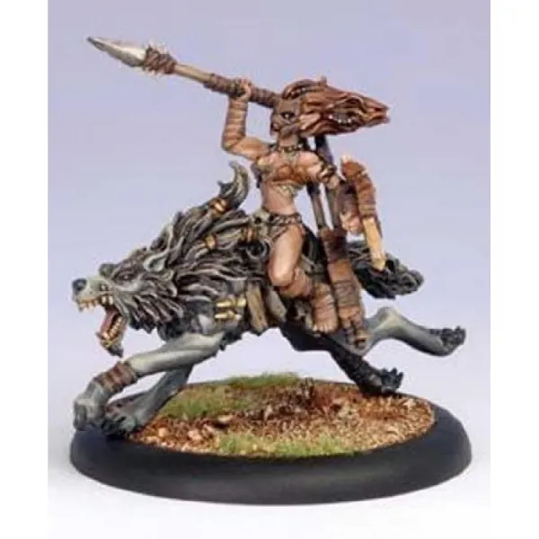 비공개 보도 자료-Hordes-Circle Orboros : Tharn Wolf Rider 모델 키트