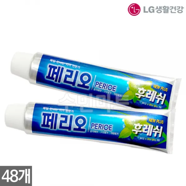 페리오 뉴후레쉬 치약 150g x 48개, 1box