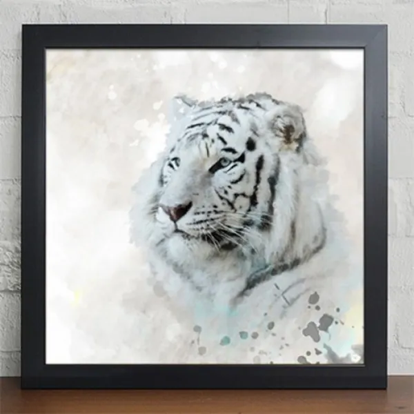 아트박스/꾸밈 Cv320 용맹한호랑이_백호_인테리어액자