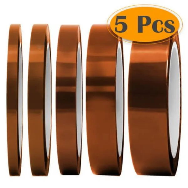 Selizo High Temp Tape  5 Pack Multi – Sized 1/8”  15/64”  15/64” &, 본문참고