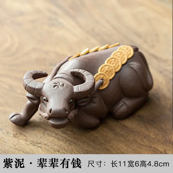 붉은 흙을 기를 수 있는 자모사차 총충천 쿵쿵 다기 부품 다반세불가선 크리에이티브 템 자색 있는 타입