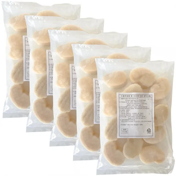 힘찬푸드 냉동 가리비&키조개 관자 5팩 키조개관자 900g