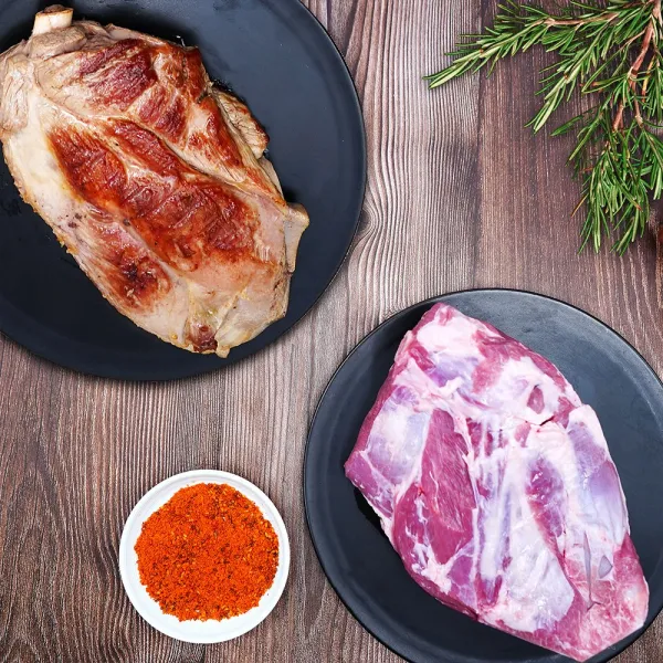 초원식품 (냉장 냉동) 양꼬치 양갈비 양고기 등 기타양고기, 1개, (냉동) 양다리 900g~1200g+양념(10g)