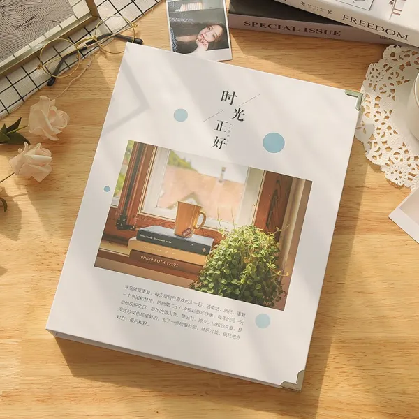 접착식앨범 기념책 기차 어음 모으기 부착식 커플용품 비행기표, T01-시간 딱 맞아요 .(승차권/영화관 표 160장작+항공권/입장권 60장작+5inch사