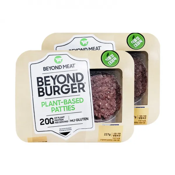 비욘드미트 비욘드버거227gx2개 콩고기 비건 채식 햄버거 2개 227g