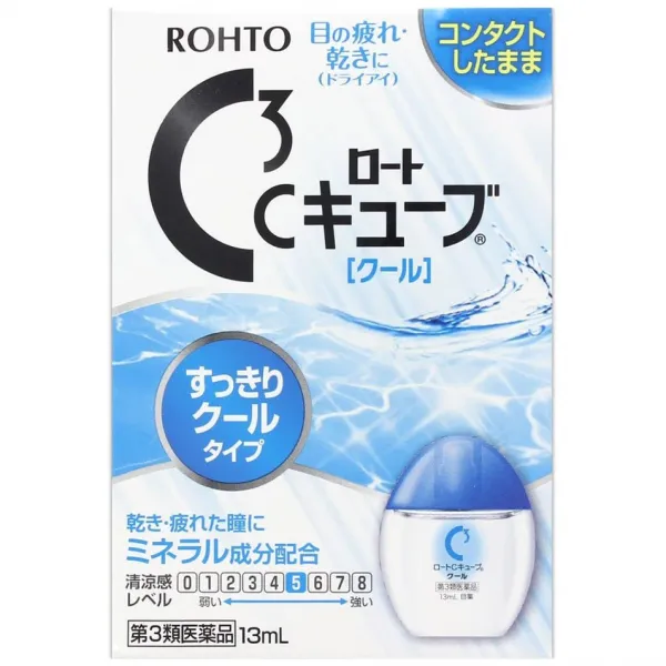 로토 C큐브 쿨 13ml 안약 렌즈세정액 쿨타입 시원한, 1개