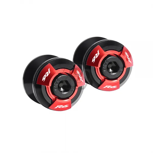 오토바이 액세서리 스풀 슬라이더 스탠드 나사 케이스 야마하 R6 YZF-R6 1999-2021 나중에, 03 빨간
