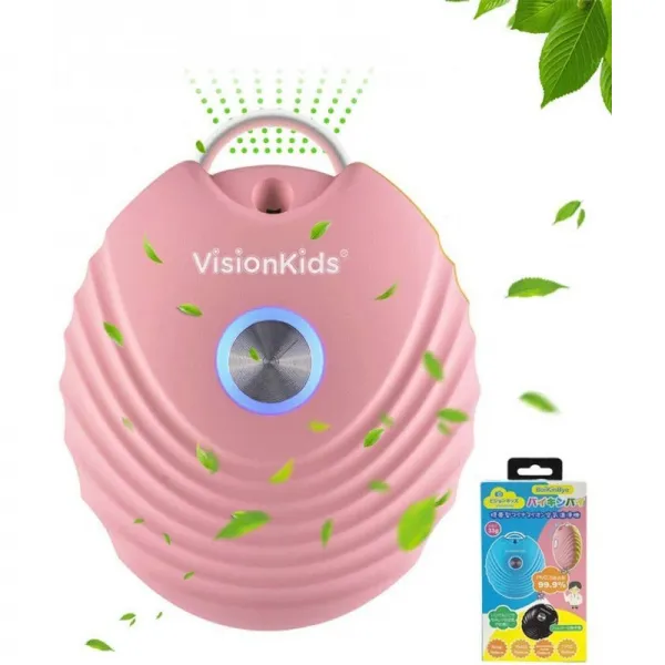 일본 110v Visionkids휴대용 공기 청정기 매초 2000만 음이온 발생기 휴대형[2020신형]마음 청정도 클래, 단일옵션