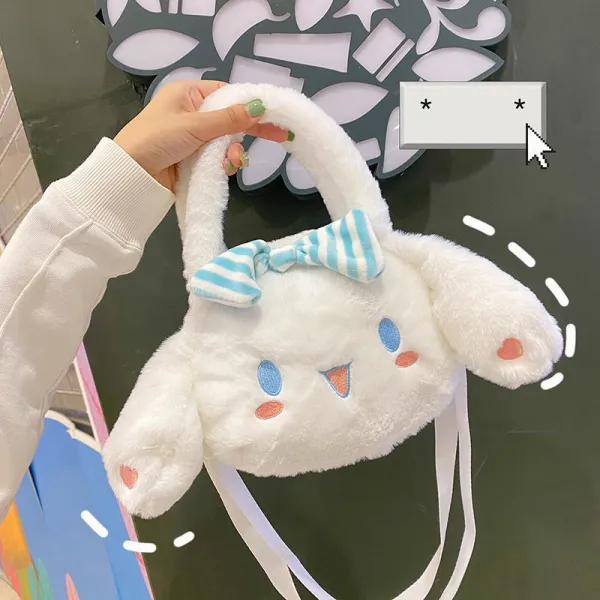 산리오 시나모롤 털가방 귀엽다 털파우치 미니백 미니가방