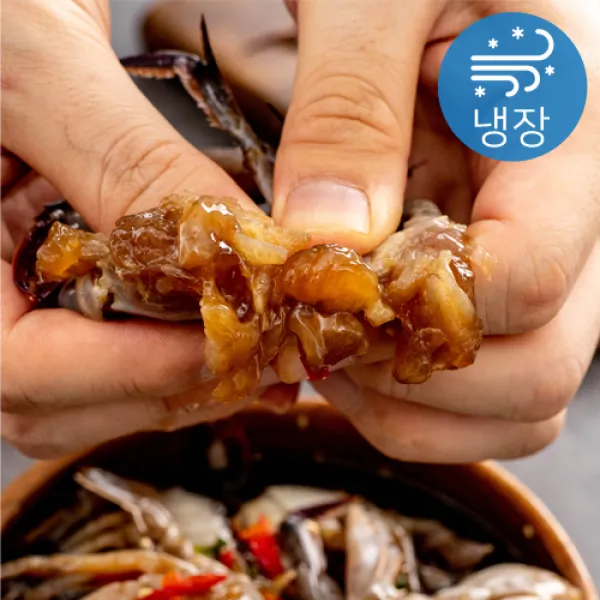 [당일제조] 참진 한입 게장 1kg, 양념게장 1kg