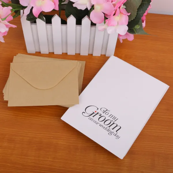 Royalways 크리스마스 파티 리셉션을 인사하는 봉투가있는 50pcs 종이 감사 카드, 멀티