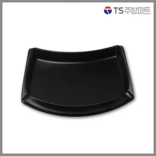[돌산멜라민] 퓨전토기 통정사각 수반볼 (업소용 식당용), 1개, 블랙