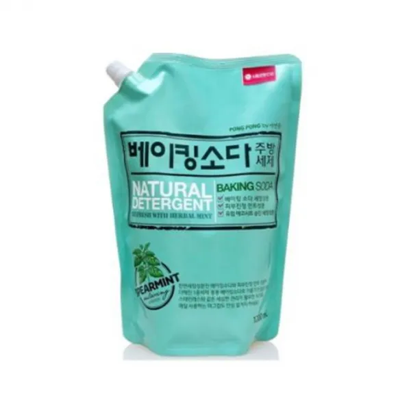 Huq 박스판매 Lg 퐁퐁 베이킹소다 주방세제 리필 1200ml X 10개 1box 천연주방세제/세탁세제/대용량주방세제/프릴주방세제/친환경주방세제/1종주방세제/액체세제/퐁퐁/천연세제/섬유유연제 단일 수량