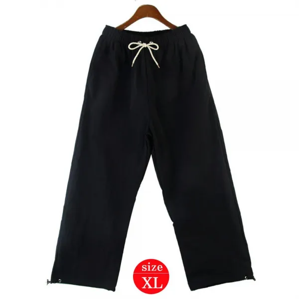 Jh+남성용 허리밴딩 밑단 스트링바지 블랙 Xl _s/N:aa+7a2a7b ; 파트리시오 남자 남서용 허리밴딩 밑단 스트링 바지 팬츠 Cjn42a