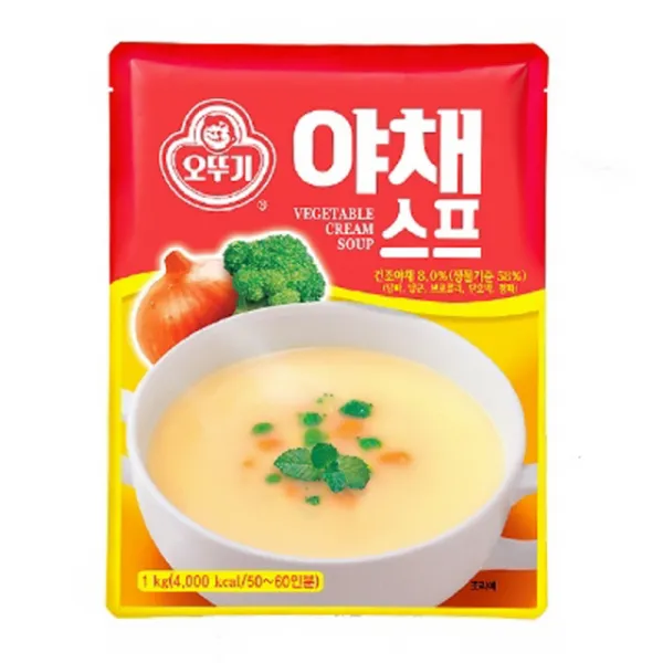 194 하얀구름 / 좋은재료 오뚜기 야채스프 1kg 1개 라면스프 크림스프 보노스프 분말스프/죽류 단일 수량