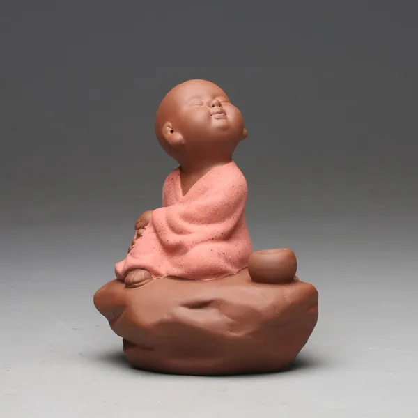 인터유 3 근무처 핸드메이드 윙 차 애완 자사 가능 기르기 어린중 선향 다실 투웨이 다도 진열 장식품 S06010, 문향 어린중 레드 용