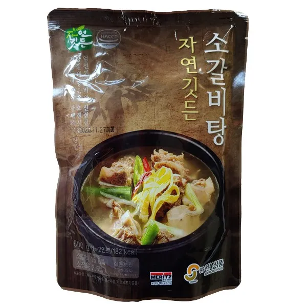 선봉식품 자연깃든 갈비탕 600g 2인분 캠핑 실온보관, 1개