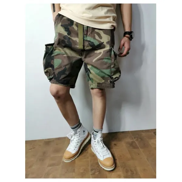 남자조거팬츠 트렌디한브랜드 동일한타입 포켓 조거바지 카무플라주바지 질감 조깅 운동 카고바지 캐주얼바지 반바지 남성, C01-클래식한 카모
