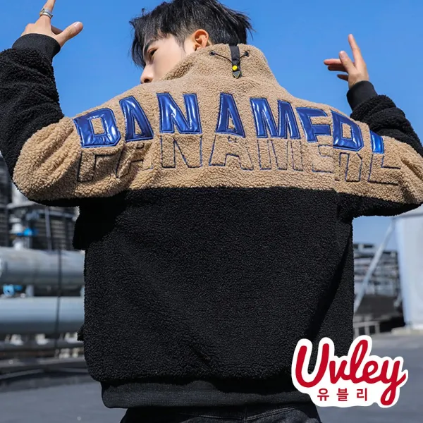 유블리 남성 양털 점퍼 ~3XL 루즈핏 멋진남자 필수 아이템 데일리룩(UV216201WD) 파르마