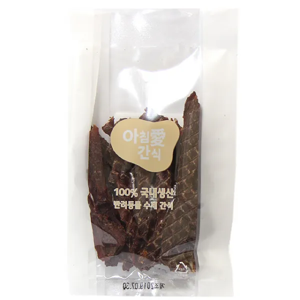 아침애 무방부제 수제간식, 1개, 말고기 육포60g