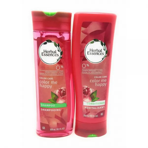 (미국직배) 1+1 Herbal Essences 허벌에센스 컬러미 해피 샴푸 & 컨디셔너 300ml Color Me Happy Shampoo & Conditioner Set