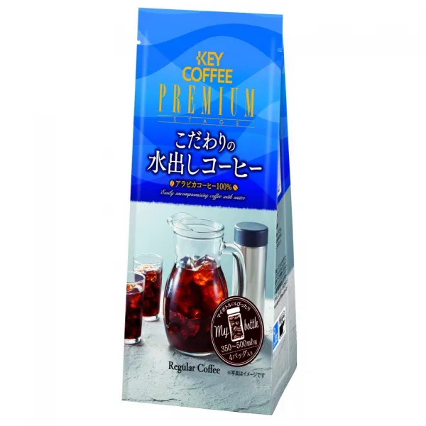 キーコーヒー プレミアムステージ こだわりの水出しコーヒー 4P×12個 키 커피 프리미엄 스테이지 집념의 물 사정 커피 4P × 12 개, 1