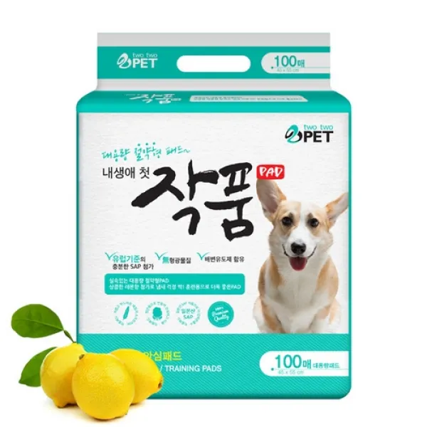 작품 강아지 패드 100매