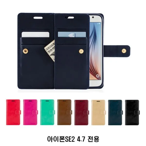 [무료배송/빠른발송] 아이폰SE2 4.7 만루 더블포켓 가죽 지갑 케이스 SN1155ea 가죽케이스 지갑케이스 카드케이스 천연가죽케이스 카드지갑케이스 https://JP778C4E, 1, 브라운