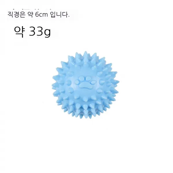 강아지 인형 깨물림 장난감 강아지 인형 발자국 스틱볼 소형 고양이 인형 젤라틴 링보장하다, 블루