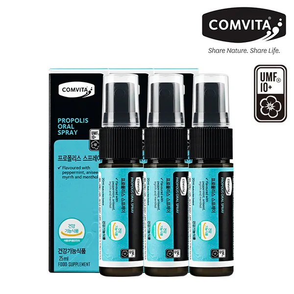  본사직영 콤비타 프로폴리스 스프레이 20ml 3개/8개 묶음 3개 20ml