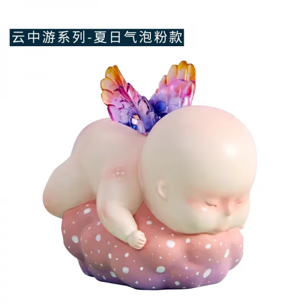 DIPYLON 인테리어 북유럽 캐릭터 차량용 소품 컨셉트코너 선물공 아트 데코, 신나는 소육정-구름중류 시리즈 [여름기포())