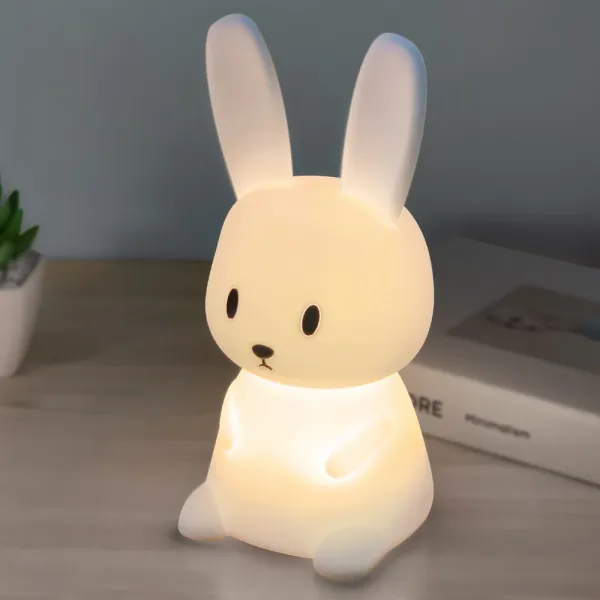 브로닉 말랑 토끼 LED 무드등 충전식 수유등 터치 수면등 무선 취침등