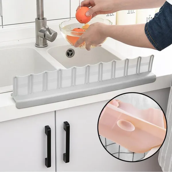 싱크대 펜스 설거지 실리콘 물막이 랜덤 물튐방지대 물받이 상세페이지참조 상세페이지참조