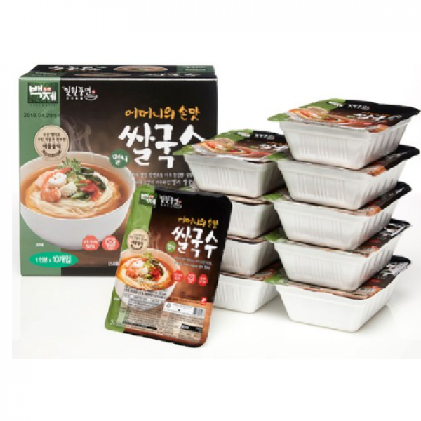 백제 코스트코 일월풍면 멸치쌀국수 100g x 10개_어머님의 손맛, 20개