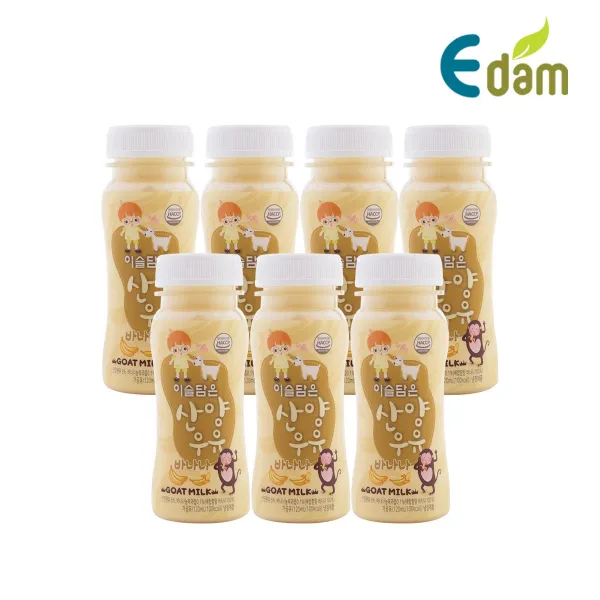 이담 산양우유 바나나, 7팩, 120ml