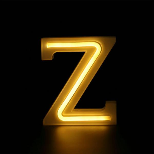 가정용 조명 LED USB 편지는 거는 서있는 백색 플라스틱 편지를 불이 켜집니다SSB90604104Z, Z