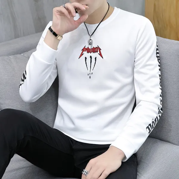 도깨비몰 남성 긴팔 티셔츠 캐주얼 이너티 폭풍간지 스탈
