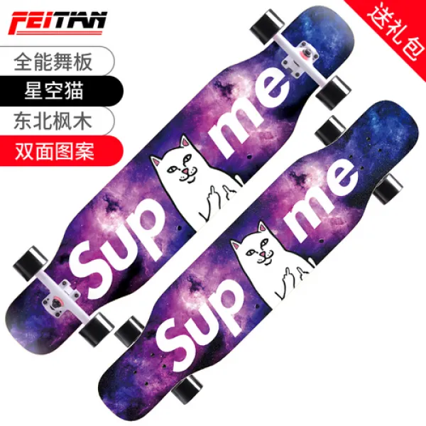 해외상품 스케이트보드 비등천 초학자 보드 장판 성인 남학생 여학생 전공 길거리 춤 25281 옵션17