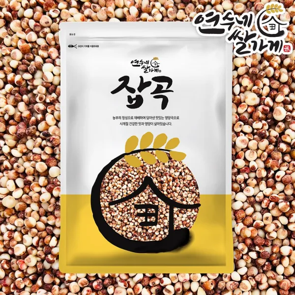 [2021년 햇곡] 국산 찰수수 수수쌀, 국산 찰수수 4kg(1kgX4) 21년산