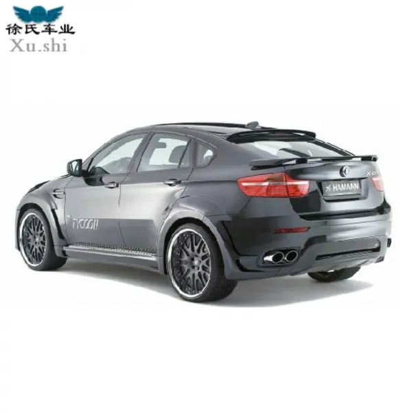 BMW X6 E71 HAMANN 리어립스포일러 뒷창없는구 위 난기류 꼭대기 날개, 꼭대기 날개 위 플라이트 카본