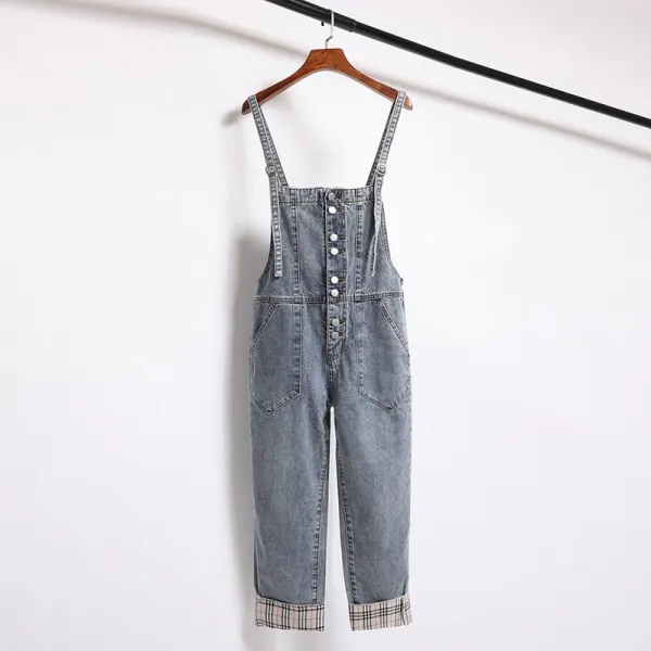 Faythlanu 9부핏 멜빵 청바지 43693368