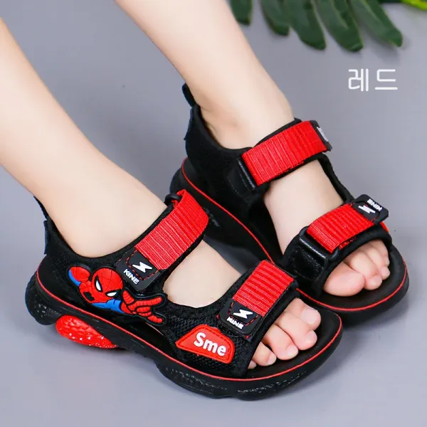 MOLY 남동 스파이더맨 여릅 비치샌들 J1069