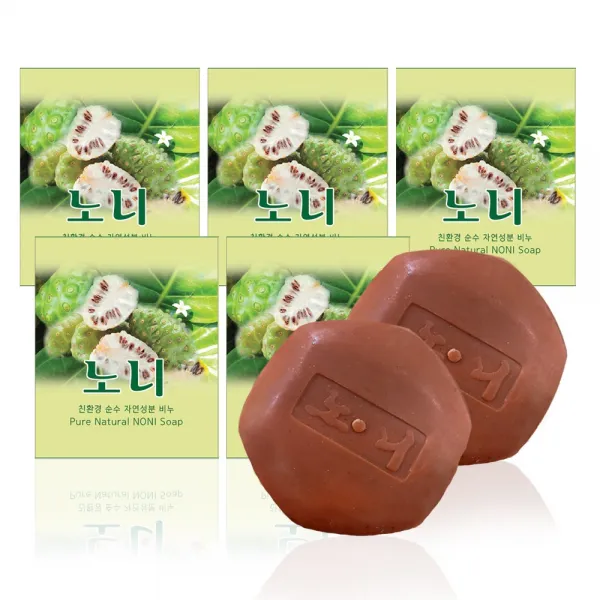 봄결 천연 노니비누, 110g, 5개