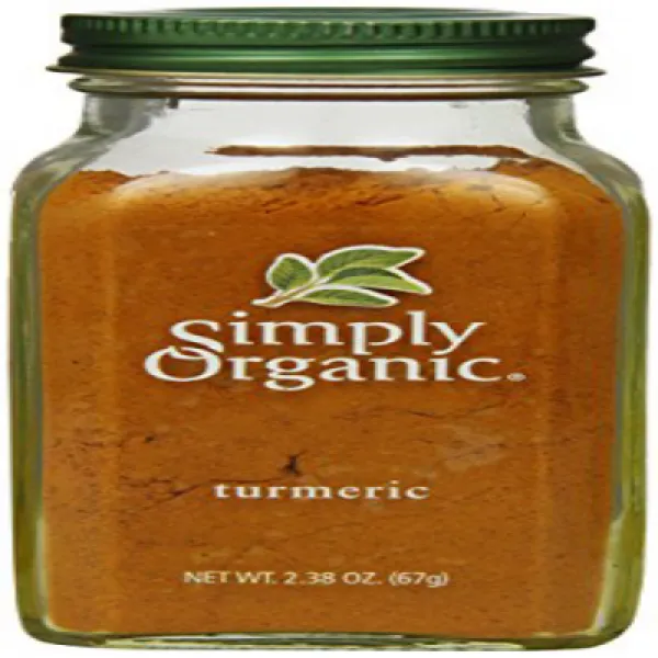 Simply Organic Turmeric Root Ground Certified Organic 2.38-Ounce Container 단순히 유기 심황 뿌리 지상 인증 유기 6, 1